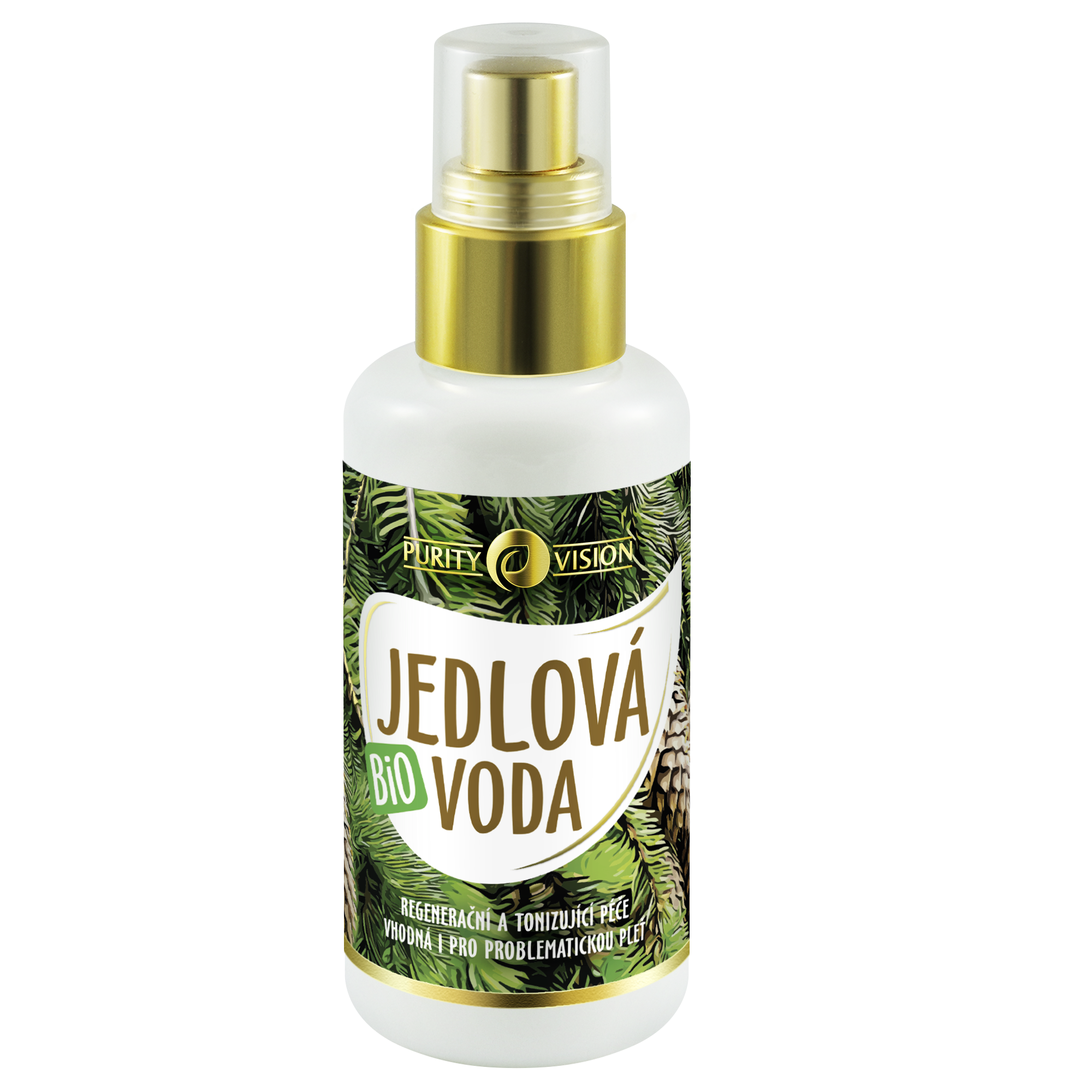 Purity Vision Jedlová voda BIO (100 ml) - přeneste svou mysl do mechu a jehličí