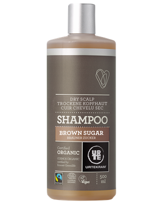 Urtekram Šampon s hnědým cukrem 500 ml - bio, pro suchou pokožku hlavy