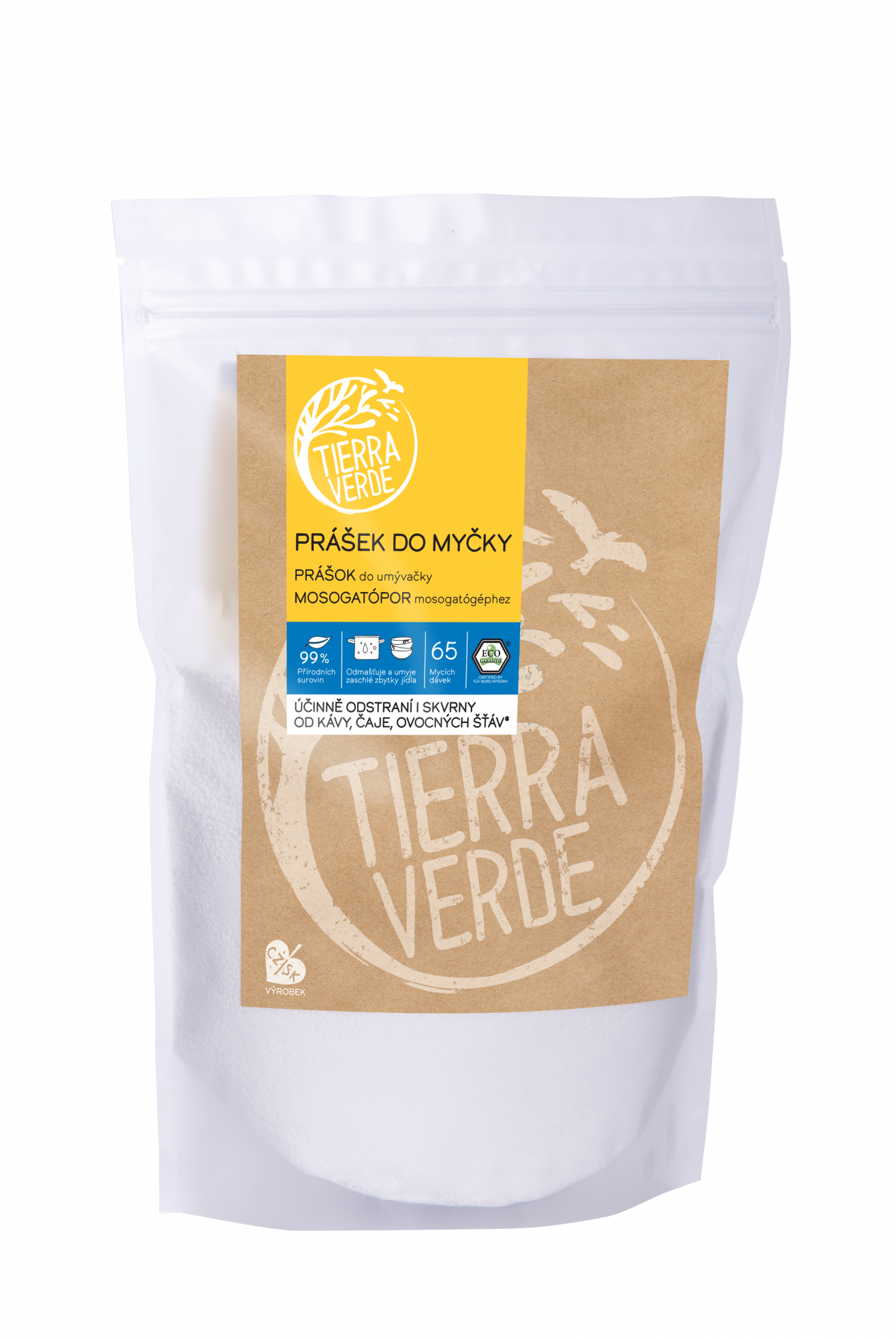Tierra Verde Prášek do myčky na nádobí - INOVACE 1 kg