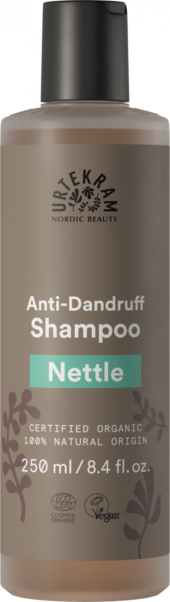 Urtekram Kopřivový šampon proti lupům BIO 250 ml - s extraktem z kůry magnolie