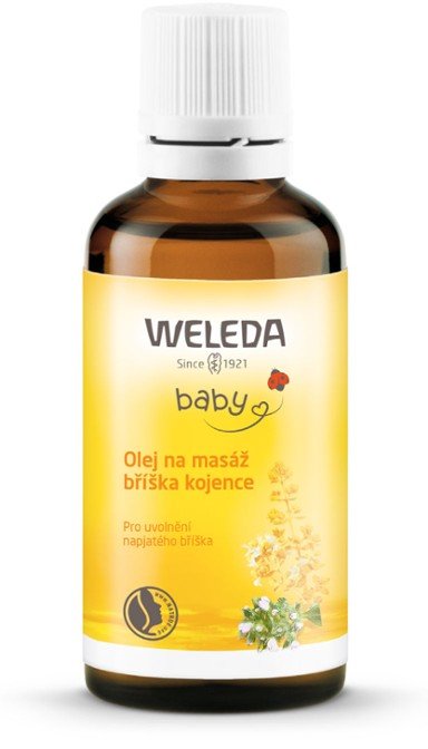 Weleda Kojenecký masážní olej na bolavé bříško (50 ml) - podporuje trávení