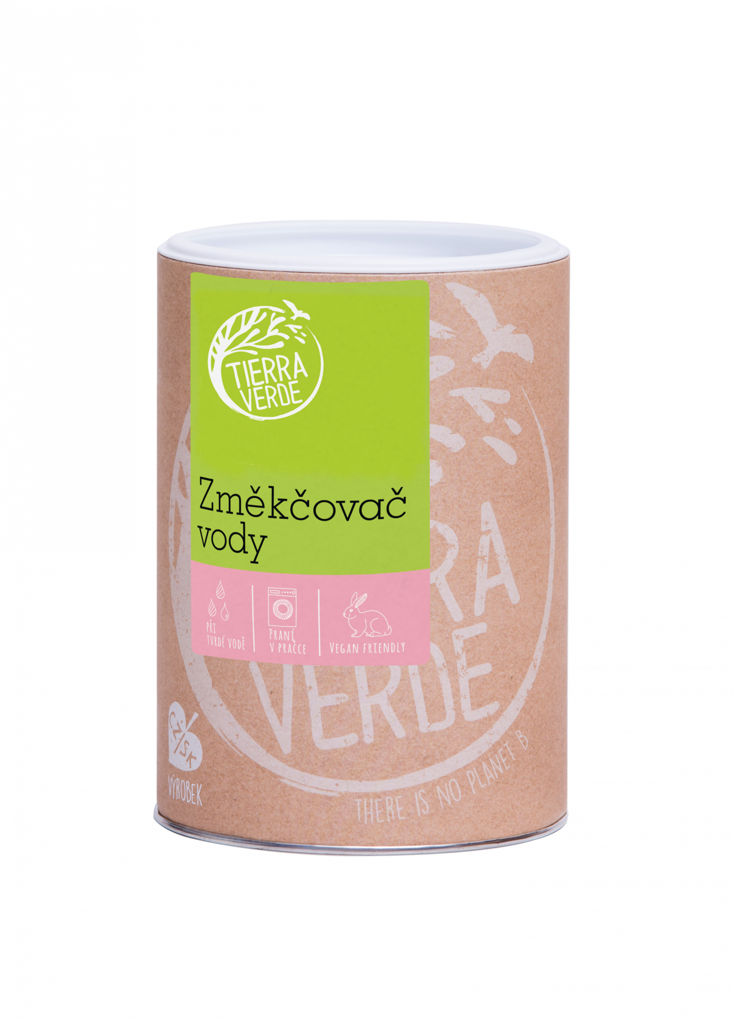 Tierra Verde Změkčovač vody Dóza 850 g - pro účinné praní v tvrdé vodě