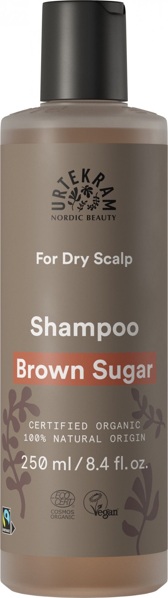 Urtekram Šampon s hnědým cukrem 250 ml - bio, pro suchou pokožku hlavy