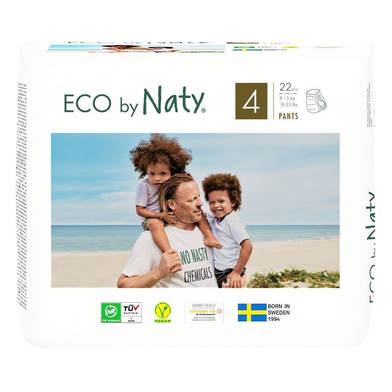 Naty Natahovací plenkové kalhotky Maxi 4 (8-15 kg) (22 ks)