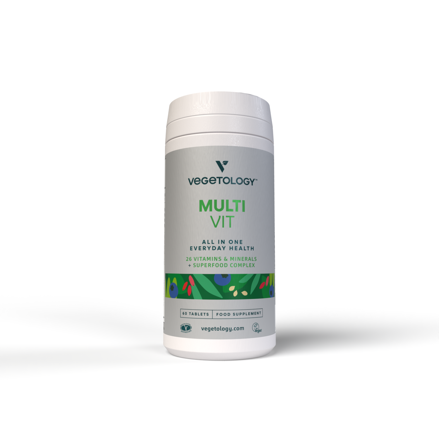 Vegetology MultiVit Multivitamin s minerály (60 tablet) - s výtažky ze superfoods