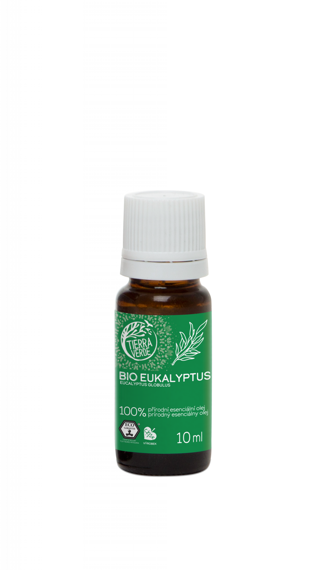 Tierra Verde Esenciální olej Eukalyptus BIO 10 ml - uleví při nachlazení