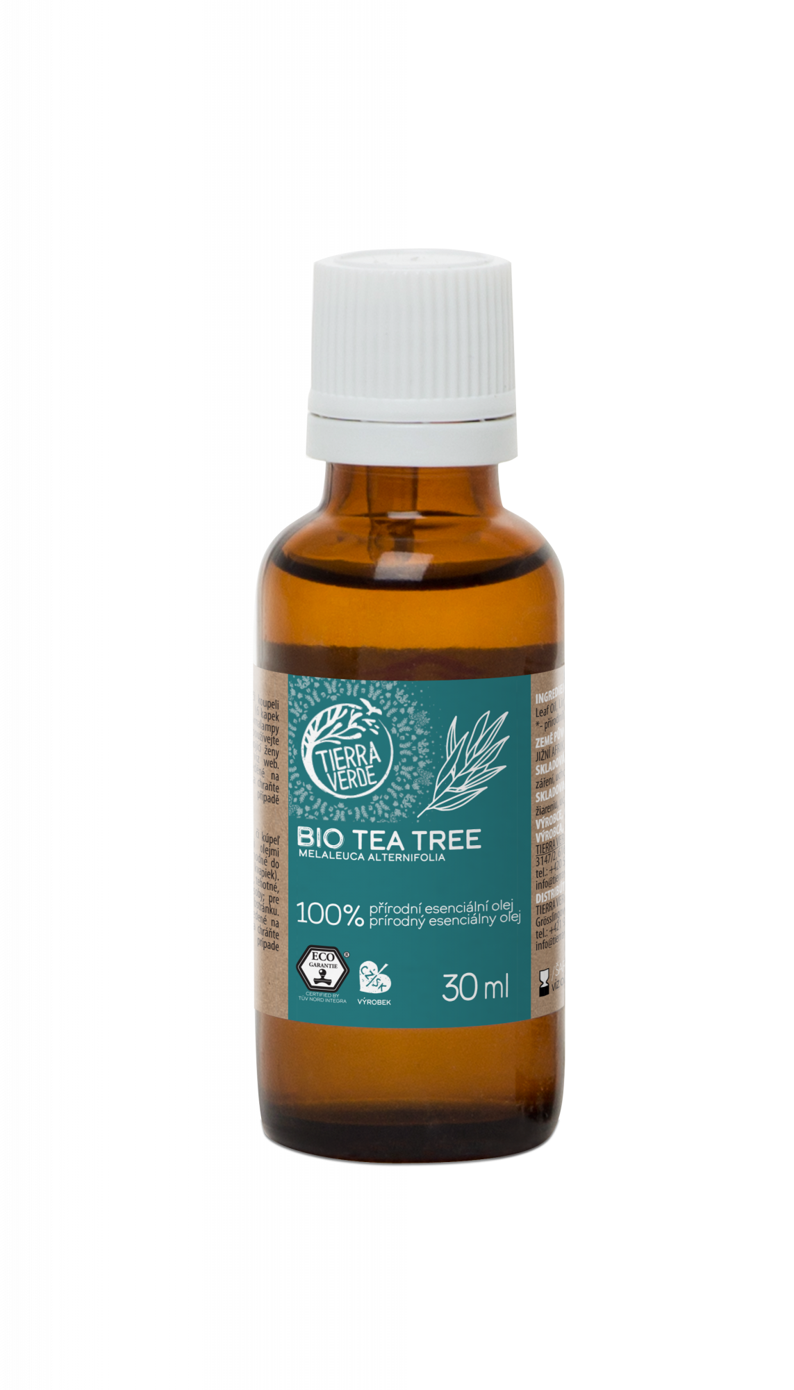 Tierra Verde Esenciální olej Tea tree BIO 30 ml - antibakteriální pomocník