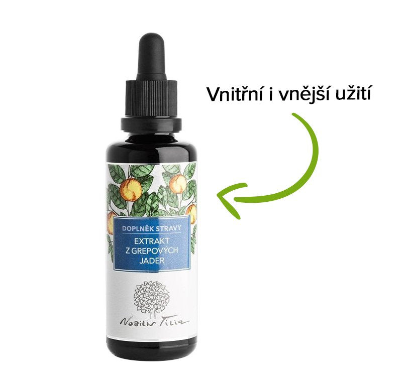 Nobilis Tilia Extrakt z grepových jader 50 ml - přispívá k mikrobiální rovnováze