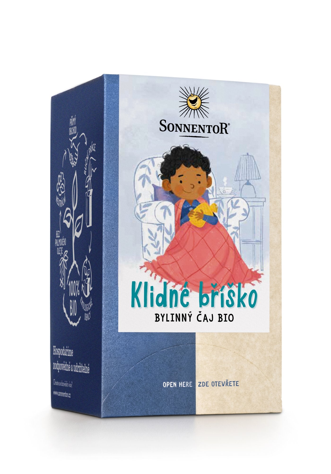 Sonnentor Bylinný čaj Klidné bříško BIO - nálevové sáčky (18 x 1,2 g)