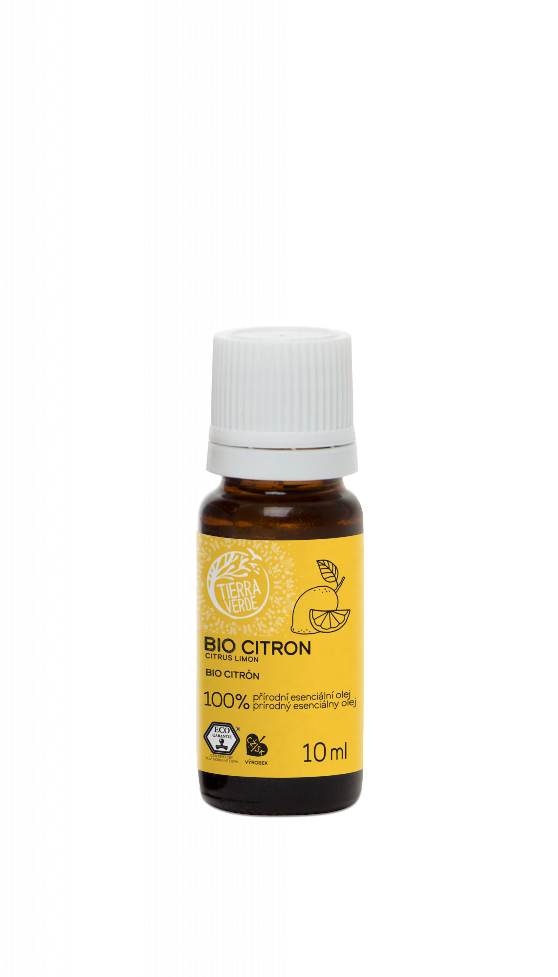 Tierra Verde Esenciální olej Citron BIO 10 ml - dodává optimismus