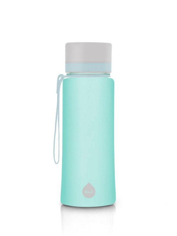 Equa Plastová lahev (0,6 l) - Plain Ocean - vhodná i pro děti