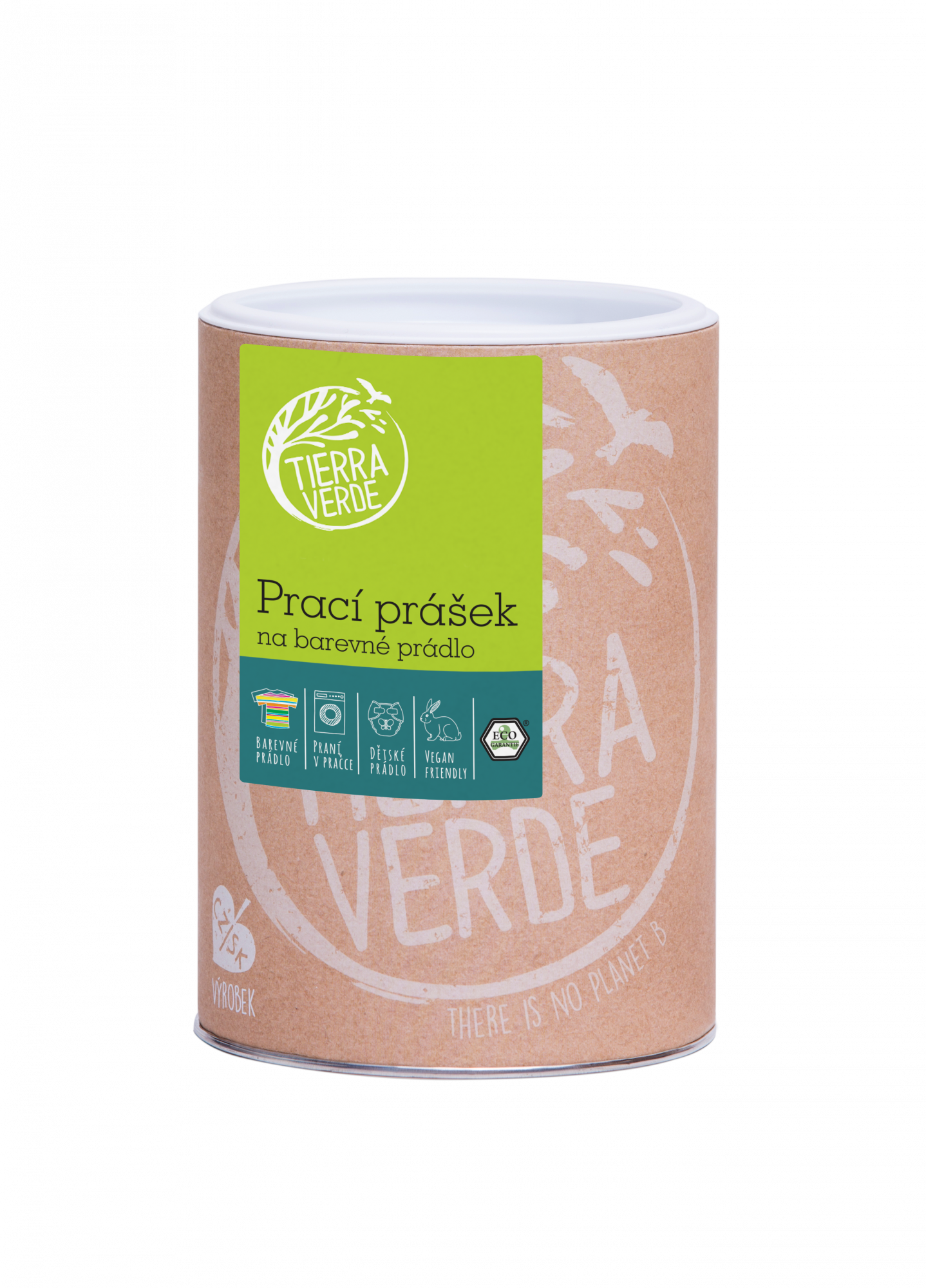 Tierra Verde Prací prášek na barevné prádlo dóza 850 g