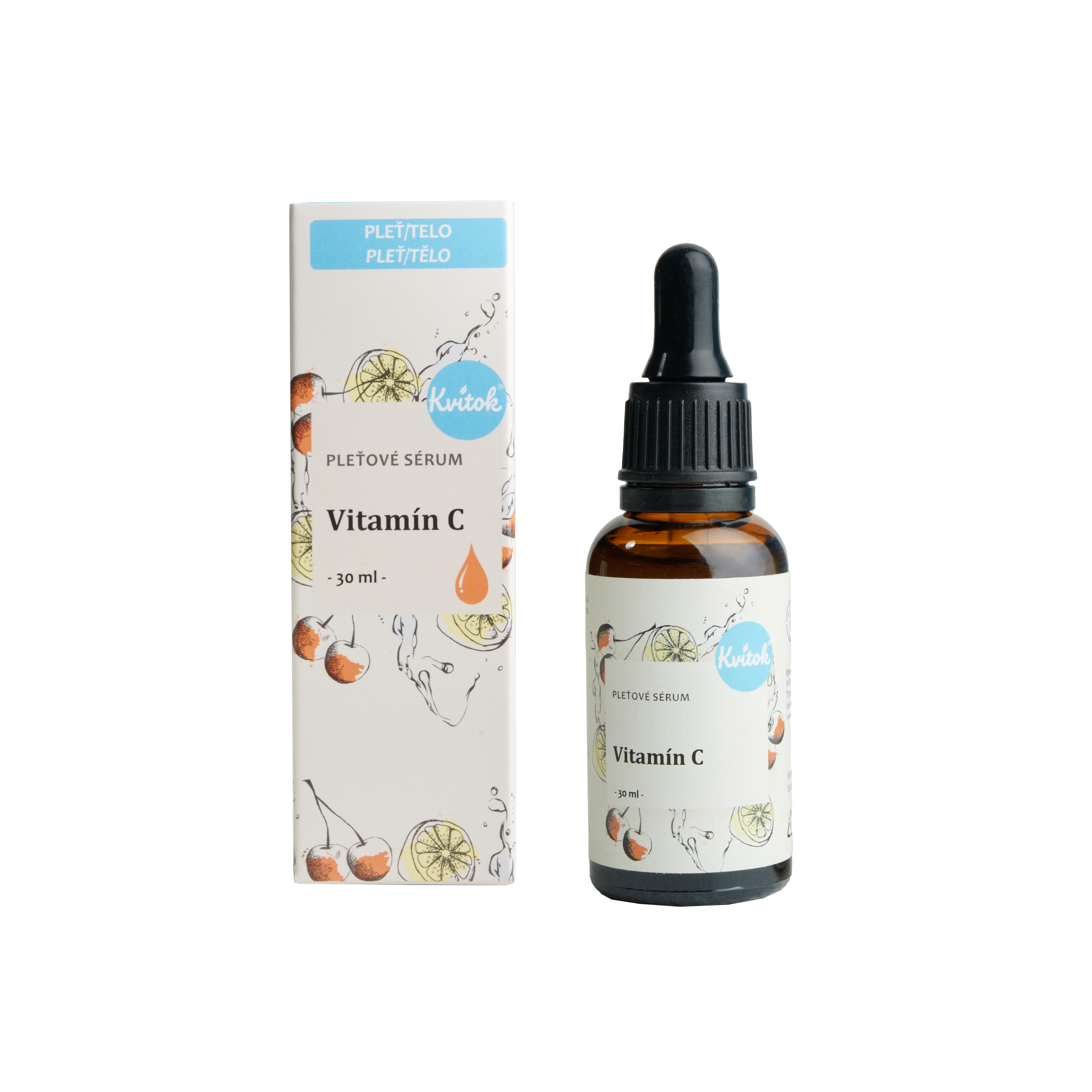 Kvitok Pleťové sérum - Vitamin C 30 ml - anti-aging účinky