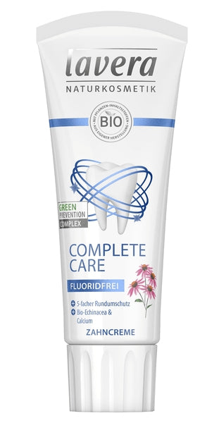 Lavera Zubní pasta Complete Care bez fluoridu BIO (75 ml) - s šalvějí, měsíčkem a echinaceou