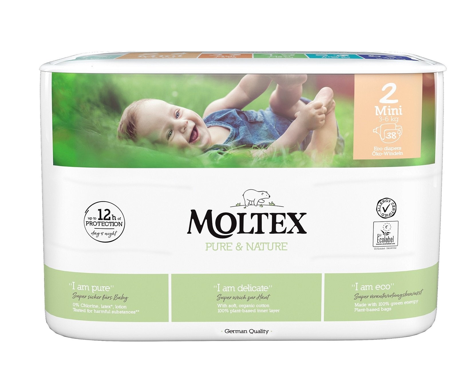 Moltex Ekoplenky Pure & Nature - Mini (3-6 kg) (38 ks)