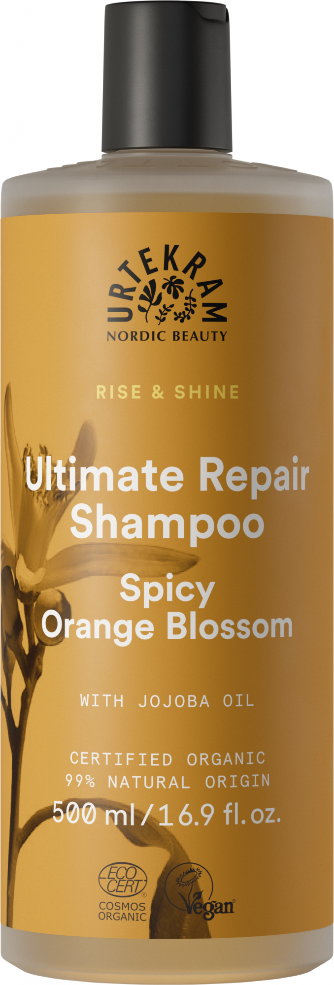 Urtekram Šampon s kořeněným pomerančem pro suché a pošk. vlasy BIO 500 ml
