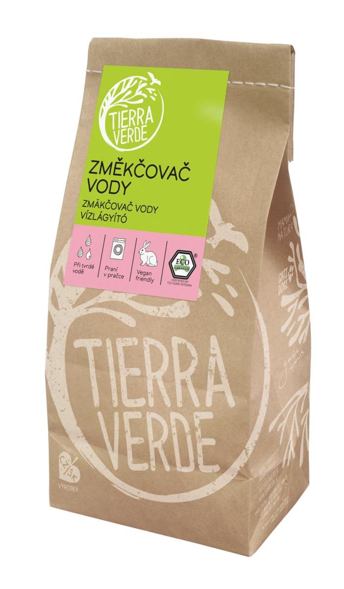 Tierra Verde Změkčovač vody Zip sáček 850 g - pro účinné praní v tvrdé vodě