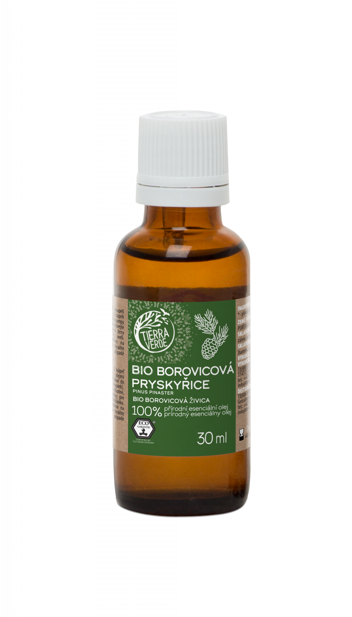 Tierra Verde Esenciální olej Borovicová pryskyřice BIO 30 ml