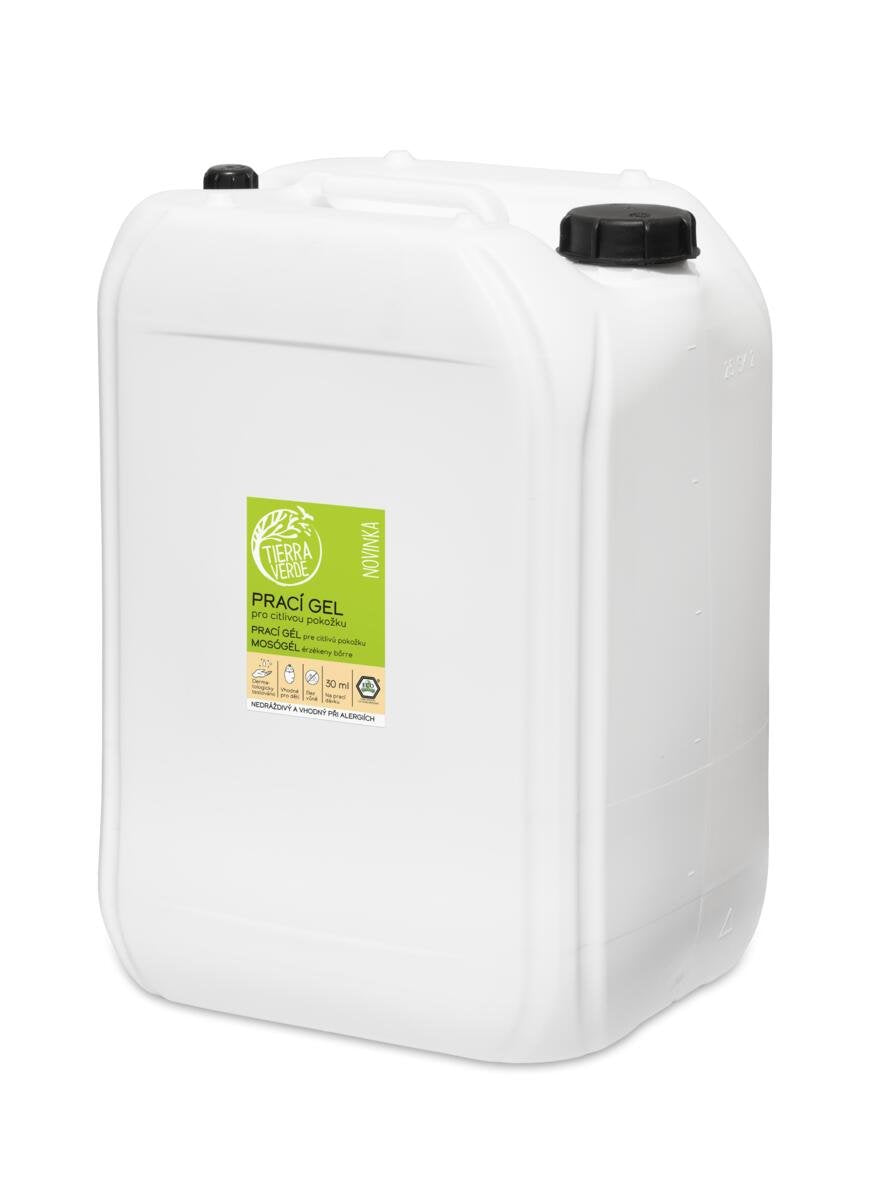 Tierra Verde Prací gel pro citlivou pokožku 5 l - ideální pro ekzematiky, alergiky a děti