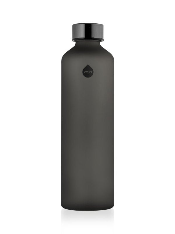 Equa Skleněná lahev Mismatch (0,75 l) - Ash - s minimalistickým designem