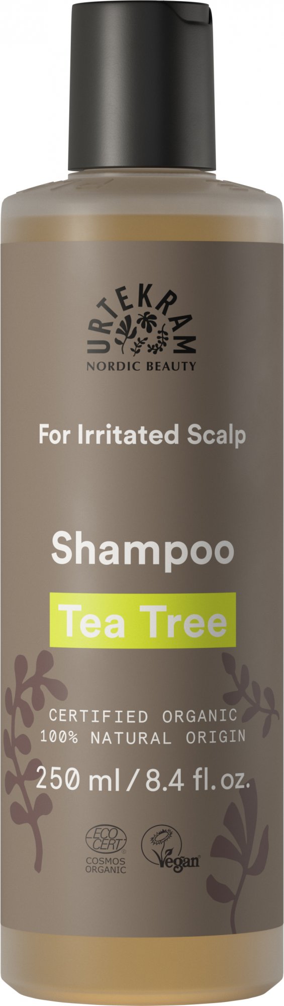 Urtekram Šampon s tea tree pro podrážděnou vlas. pokožku BIO 250 ml