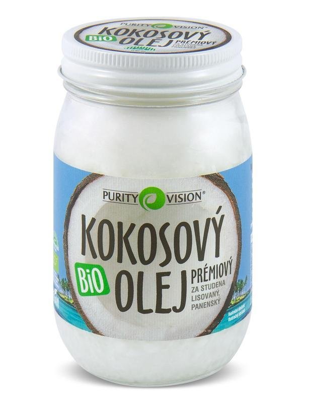 Purity Vision Kokosový olej panenský BIO 420 ml - za studena lisovaný