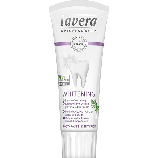 Lavera Bělící zubní pasta s fluoridem BIO (75 ml) - s osvěžující mátovou příchutí