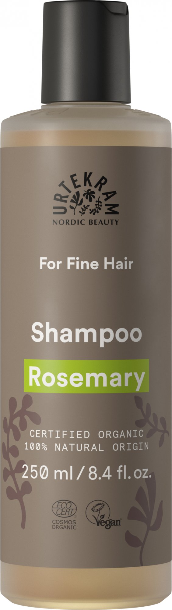 Urtekram Rozmarýnový šampon pro jemné vlasy BIO 250 ml