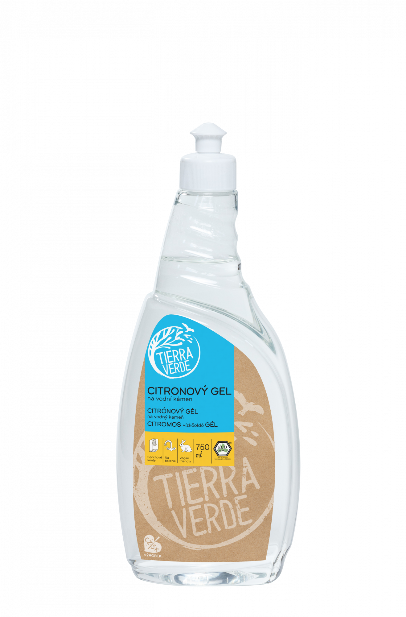 Tierra Verde Citronový gel na vodní kámen 750 ml - odstraní usazeniny