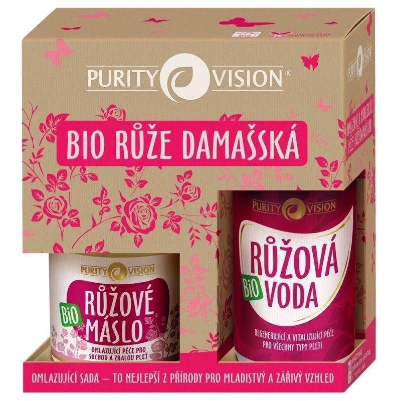 Purity Vision Omlazující sada s damašskou růží BIO - mládí pro tělo i tvář