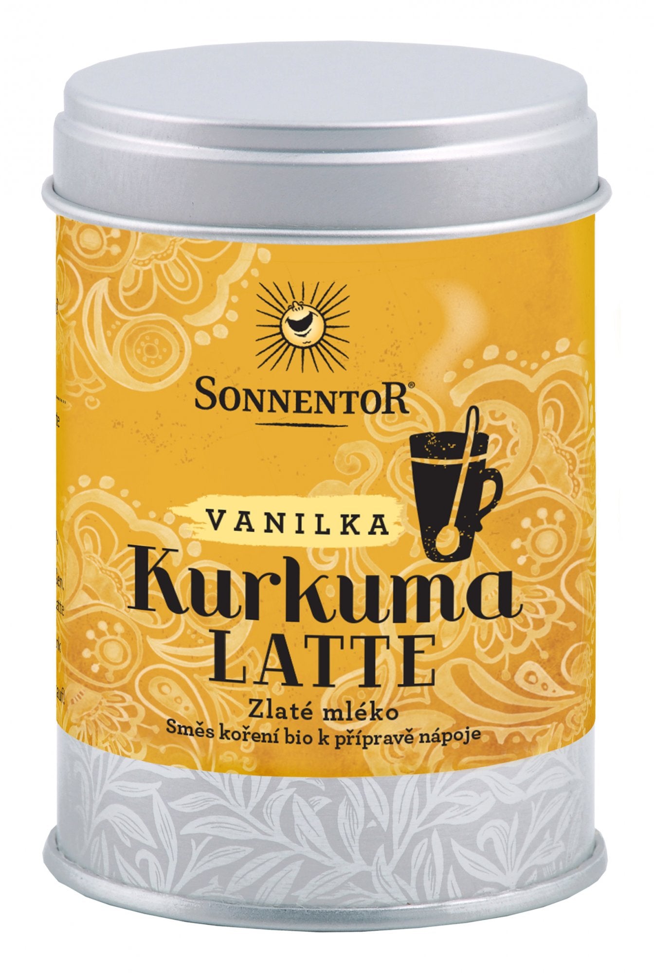 Sonnentor Kurkuma Latte vanilka BIO Dóza 60 g - směs k přípravě nápoje