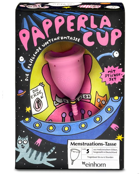 Einhorn Menstruační kalíšek Papperlacup - S - II. jakost