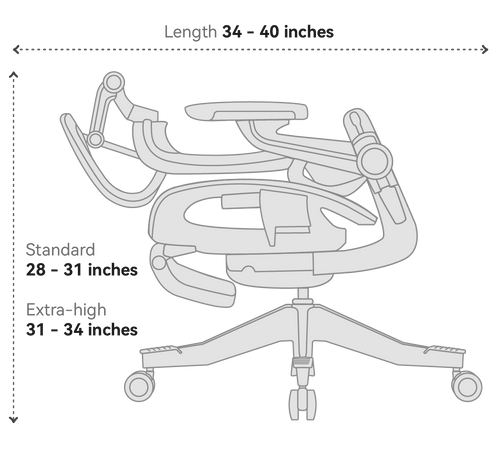 H1 Pro V2 Folded Dimension