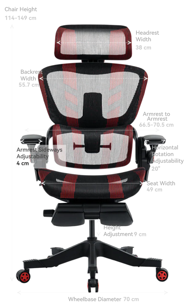 H1 Pro V2 Gaming Chair Extra High