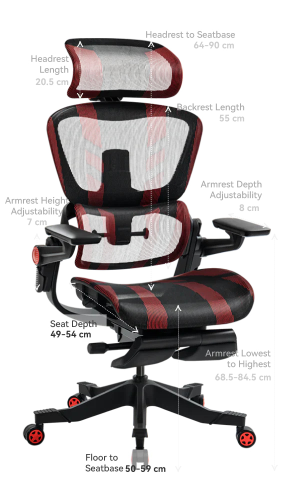 H1 Pro V2 Gaming Chair Extra High