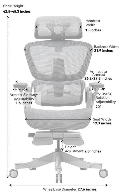 H1 Pro V2 Dimensions Standard