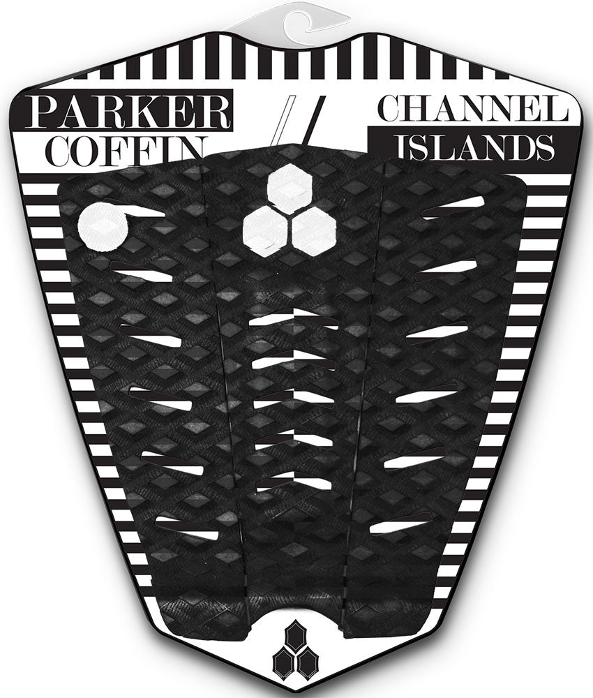Channel Islands Bio Deck Grip Surfboard Traction Parker Coffin - Black