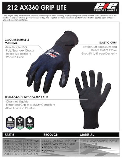 AX360 GRIP LITE - Product Sheet