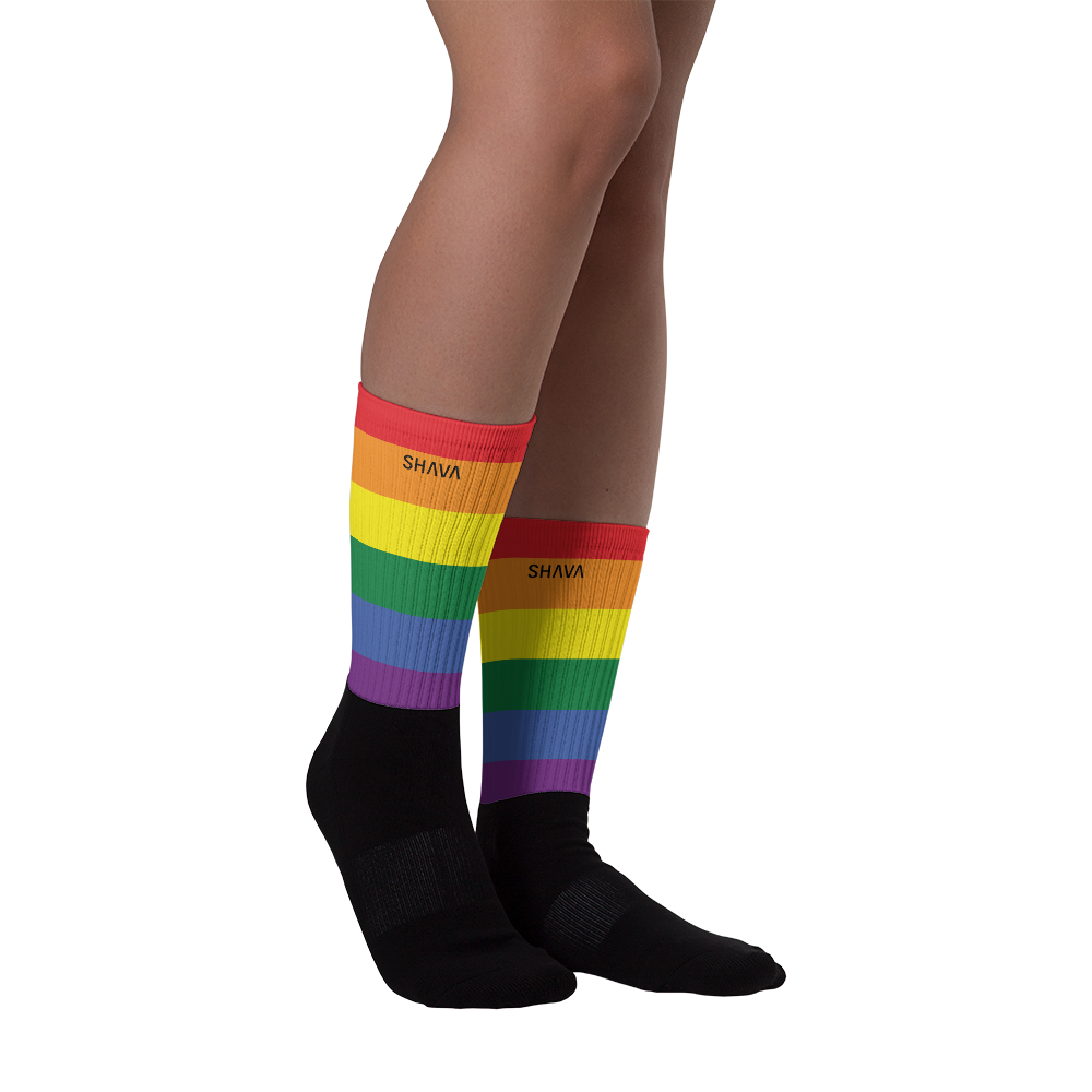 Black Foot Sublimated Socks