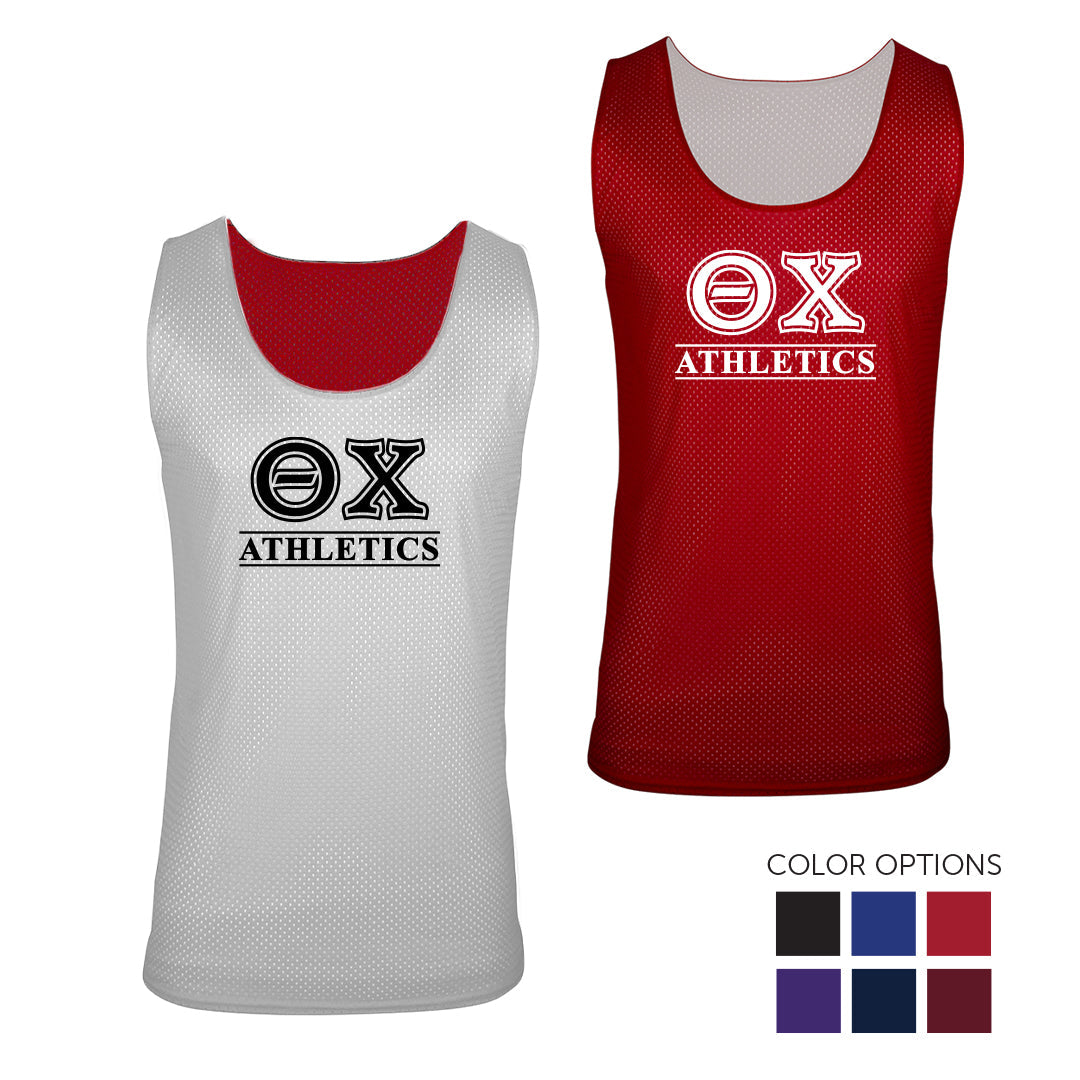 Theta Chi Reversible Personalized Intramural Mesh Jersey Tank - Theta Chi Official Store product image