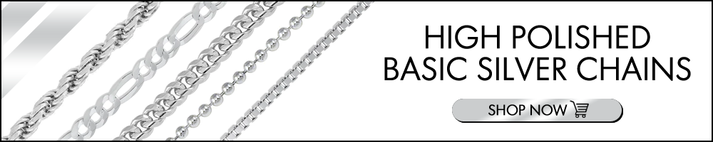 High Polished Basic Sterling Silver Chains