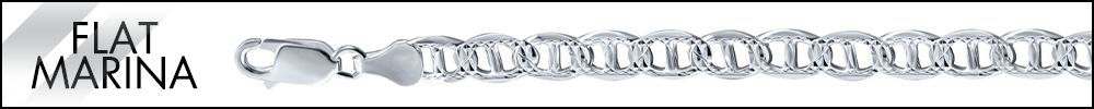 High Polished Sterling Silver Mariner Chains