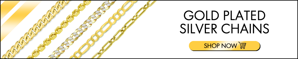 Gold Plated Sterling Silver Chains