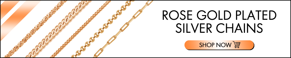 Rose Gold Plated Sterling Silver Chains