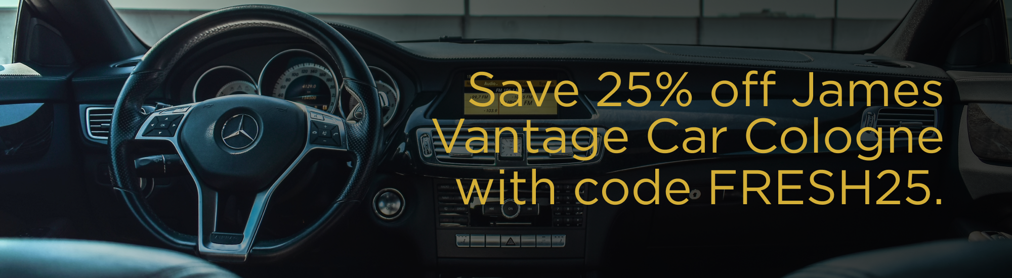 Image of a coupon for James Vantage Car Cologne