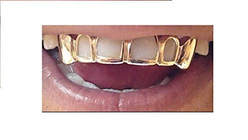 Gold Teeth Caps Grillz mold kit 6 teeth Grills /a16