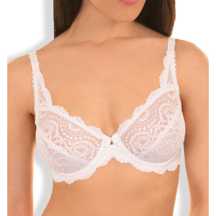 playtex flower lace underwire bra