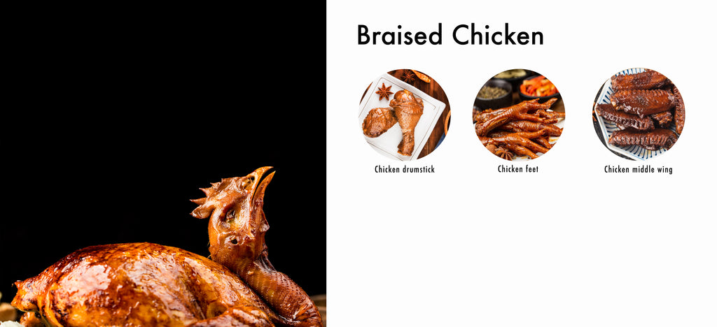 Braised chicken