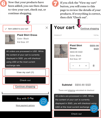 a guide of how to place an order on sunjimise.com