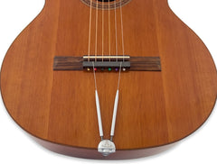 photo of classical guitar with steel strings and the TurboTail
